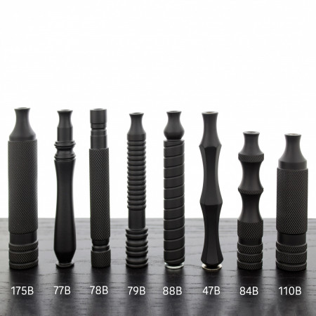 Product image 1 for WCS Midnight Collection Stainless Steel Black Razor Handles